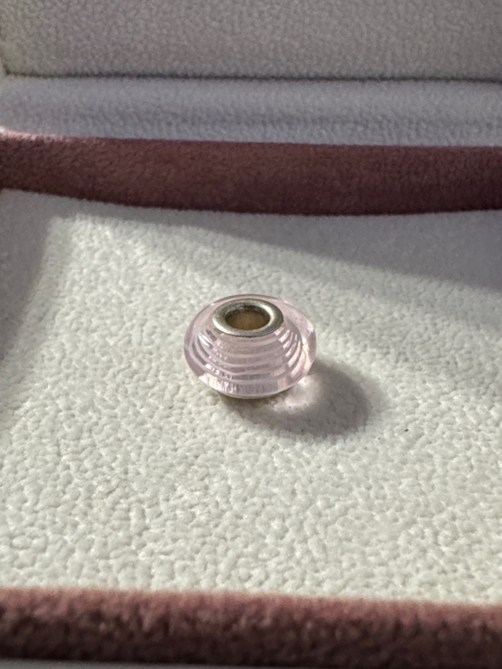 Pandora Chamilia Pink Glass Charm
